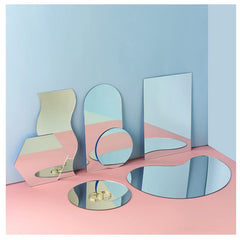 8Pc Acrylic Mirror Reflection Board