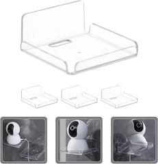 Acrylic Floating Wall Shelves for Security Cameras