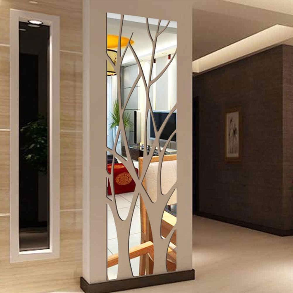 3D Mirror Wall Acrylic Tree Shaped Mirror