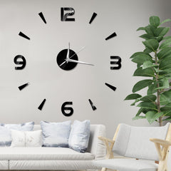 DIY 3D Large Frameless Wall Clock