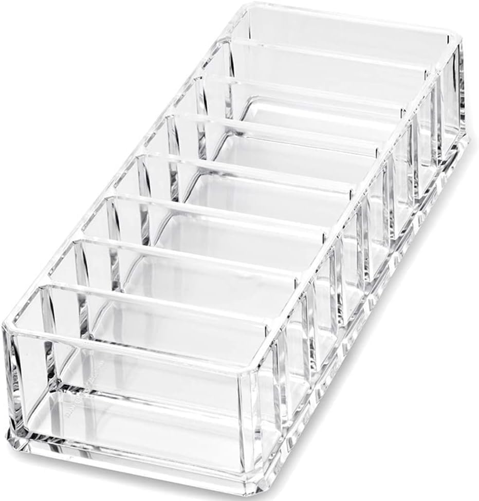 Makeup Organizer, 8 Compartments Acrylic Cosmetic Storage