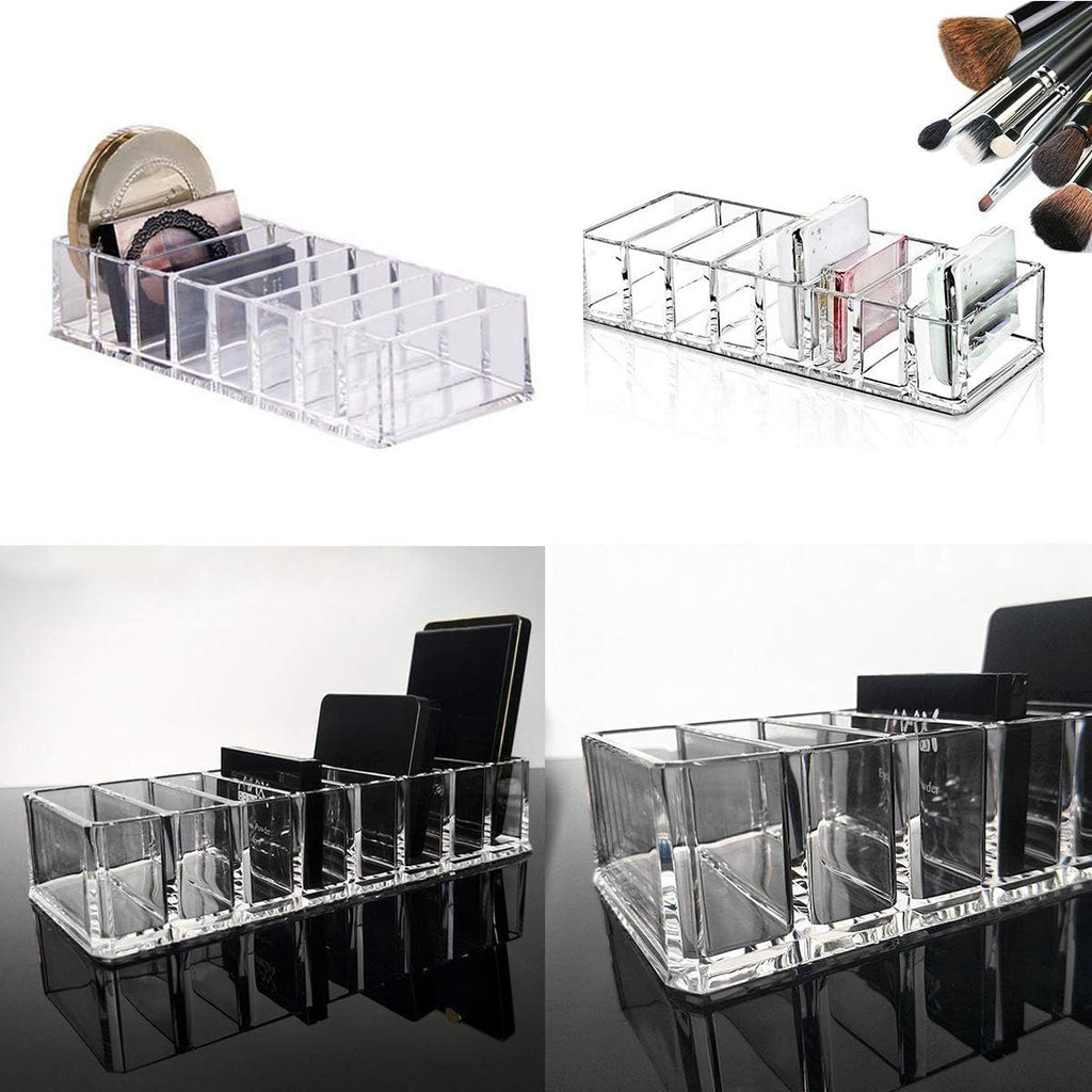 Makeup Organizer, 8 Compartments Acrylic Cosmetic Storage