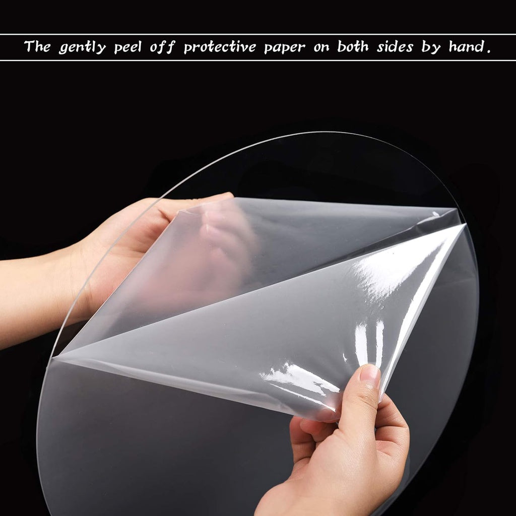 Circle Clear Acrylic Sheet