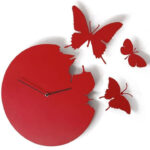 Creative living room butterfly wall clock